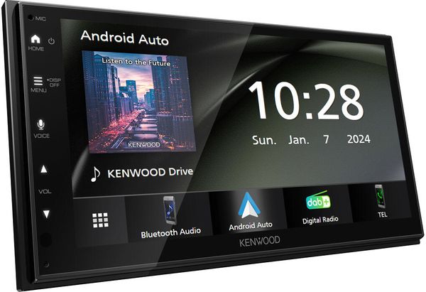 Hovedbilde Kenwood DMX5023DABS BT, DAB+, Shortbody, A.Auto, CarPlay ++