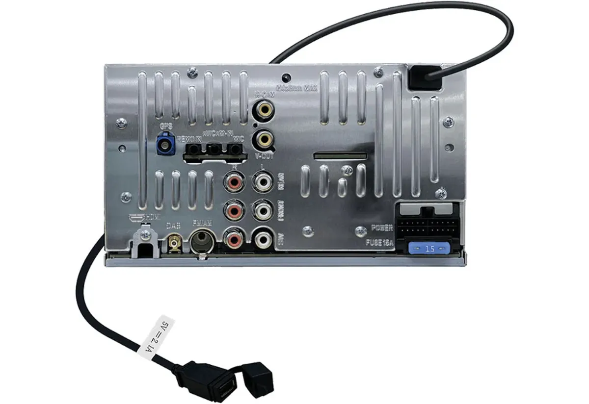 Kenwood DMX7525DABS 2-DIN Mediaspiller - DAB+/BT/USB